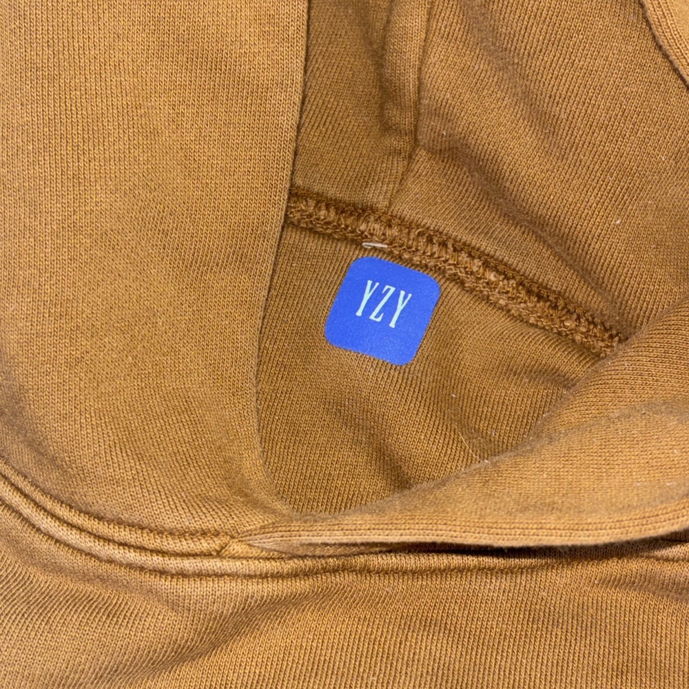 Yeezy X GAP Perfect Hoodie Mens Small Brown/Gold Heavyweight Double Layer YZY - Picture 2 of 7